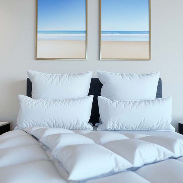 Almohada de plumón de ganso de 3 cámaras Hanse Excellence