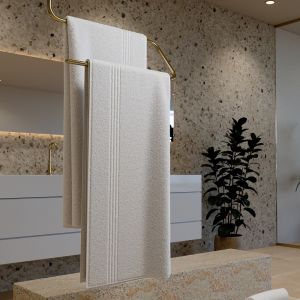 Toallas de baño de hotel de lujo Hanse, juego de 2